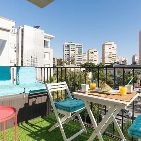 Apartment Sea View W/ 2 Rooms, Beach: 1 Minute Torremolinos